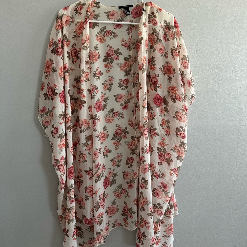 Forever 21 Small Floral Cover Up